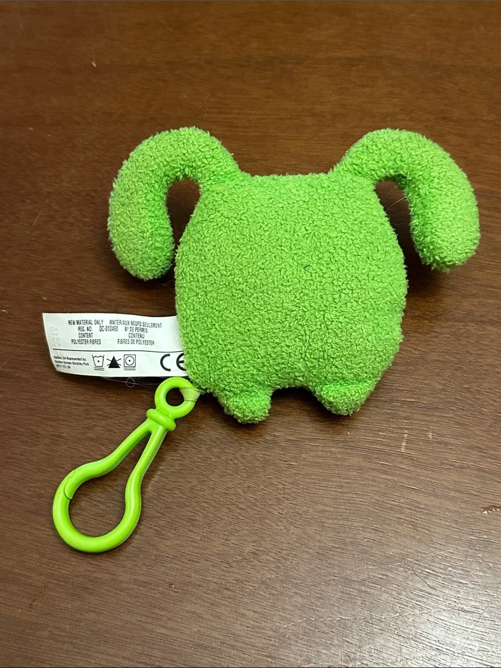 2019 Ugly Dolls Plush 5” Lime Green Ox and Purple Ugly Fog Monster Clip-On